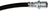 Dorman H622322 Brake Hydraulic Hose - Rear Center Left or Rear Left Inner
