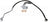 Dorman H622452 Brake Hydraulic Hose - Front Left