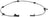 Delphi SS21634 ABS Wheel Speed Sensor - Rear or Rear Right