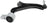 Delphi TC4026 Suspension Control Arm and Ball Joint Assembly - Front Left or Front Left Lower