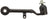 Delphi TC6550 Suspension Control Arm and Ball Joint Assembly - Rear Upper
