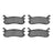Dynamite Friction 1115-0636-00 Disc Brake Pad Set - Rear