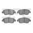Dynamite Friction 1115-0948-00 Disc Brake Pad Set - Front