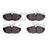 Dynamite Friction 1115-1465-00 Disc Brake Pad Set - Rear