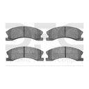 Dynamic Friction 1214-0945-00 Disc Brake Pad Set - Front
