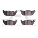 Dynamic Friction 1214-0952-00 Disc Brake Pad Set - Rear
