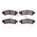 Dynamic Friction 1214-1067-00 Disc Brake Pad Set - Rear