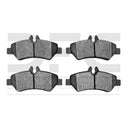 Dynamic Friction 1214-1317-00 Disc Brake Pad Set - Rear