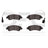 Dynamite Friction 1214-1490-00 Disc Brake Pad Set - Rear