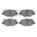Dynamic Friction 1214-1612-00 Disc Brake Pad Set - Rear