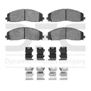 Dynamic Friction 1214-1680-01 Disc Brake Pad Set - Front