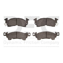 Dynamic Friction 1310-0122-00 Disc Brake Pad Set - Rear