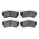 Dynamic Friction 1310-0451-00 Disc Brake Pad Set - Front