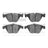 Dynamite Friction 1310-0918-00 Disc Brake Pad Set - Front