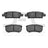 Dynamite Friction 1310-1037-00 Disc Brake Pad Set - Rear