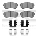 Dynamic Friction 1310-1157-01 Disc Brake Pad Set - Rear