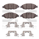 Dynamic Friction 1310-1649-01 Disc Brake Pad Set - Front