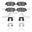 Dynamic Friction 1310-1813-01 Disc Brake Pad Set - Rear