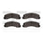 Dynamite Friction 1310-2087-00 Disc Brake Pad Set - Front