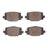 Dynamite Friction 1310-2191-00 Disc Brake Pad Set - Rear