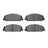 Dynamite Friction 1400-0827-00 Disc Brake Pad Set - Front or Rear