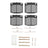 Dynamite Friction 1551-0117-01 Disc Brake Pad Set - Front