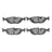 Dynamite Friction 1551-0279-00 Disc Brake Pad Set - Rear