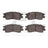 Dynamite Friction 1551-0476-00 Disc Brake Pad Set - Front
