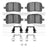 Dynamite Friction 1551-0707-01 Disc Brake Pad Set - Front