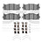 Dynamite Friction 1551-1293-01 Disc Brake Pad Set - Front