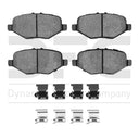 Dynamic Friction 1551-1612-01 Disc Brake Pad Set - Rear