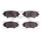 Dynamite Friction 1551-1729-00 Disc Brake Pad Set - Rear