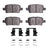 Dynamite Friction 1551-1857-01 Disc Brake Pad Set - Rear