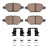 Dynamite Friction 1551-2168-01 Disc Brake Pad Set - Rear