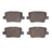 Dynamite Friction 1551-2203-00 Disc Brake Pad Set - Rear