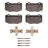 Dynamite Friction 1552-1718-01 Disc Brake Pad Set - Rear