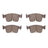 Dynamite Friction 1600-2438-00 Disc Brake Pad Set - Front
