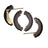 Dynamite Friction 1901-0815-10 Drum Brake Shoe - Rear