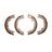 Dynamite Friction 1902-0673-00 Parking Brake Shoe - Rear