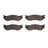 R1 Concepts 2214-0897-00 Disc Brake Pad Set - Front