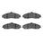 R1 Concepts 2310-0731-00 Disc Brake Pad Set - Front
