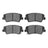 R1 Concepts 2310-1543-00 Disc Brake Pad Set - Front
