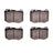 R1 Concepts 2310-1796-00 Disc Brake Pad Set - Front