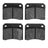 R1 Concepts 2551-0009-00 Disc Brake Pad Set - Front or Rear
