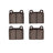 R1 Concepts 2551-0045-10 Disc Brake Pad Set - Front