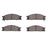 R1 Concepts 2551-0333-00 Disc Brake Pad Set - Front