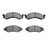 R1 Concepts 2551-0375-00 Disc Brake Pad Set - Front