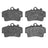 R1 Concepts 2551-0737-00 Disc Brake Pad Set - Front