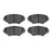 R1 Concepts 2551-1009-00 Disc Brake Pad Set - Front