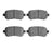 R1 Concepts 2551-1021-00 Disc Brake Pad Set - Rear
